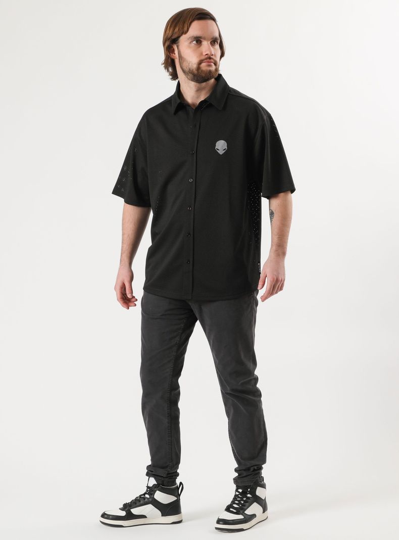 Camisa Manga Corta Print Logo Espalda-5