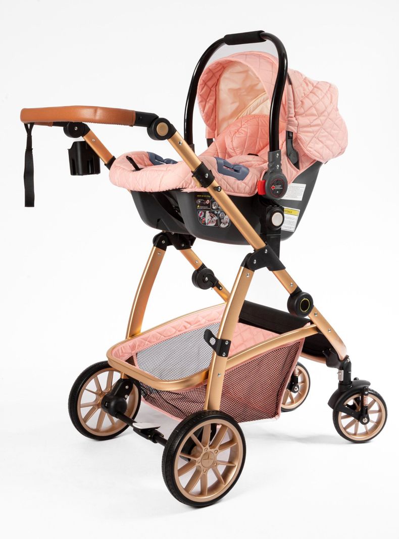 Coche Travel Elegance Rosado-1