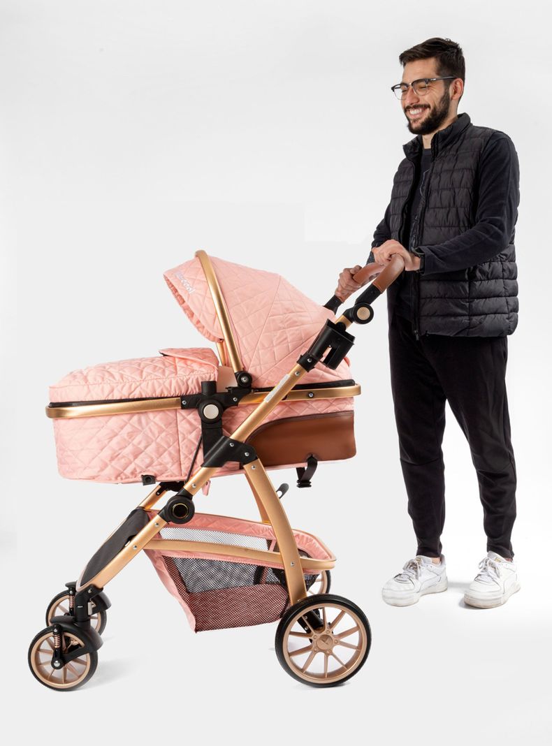 Coche Travel Elegance Rosado-4