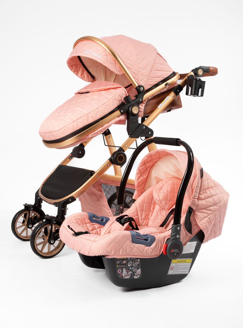 Coche Travel Elegance Rosado-0