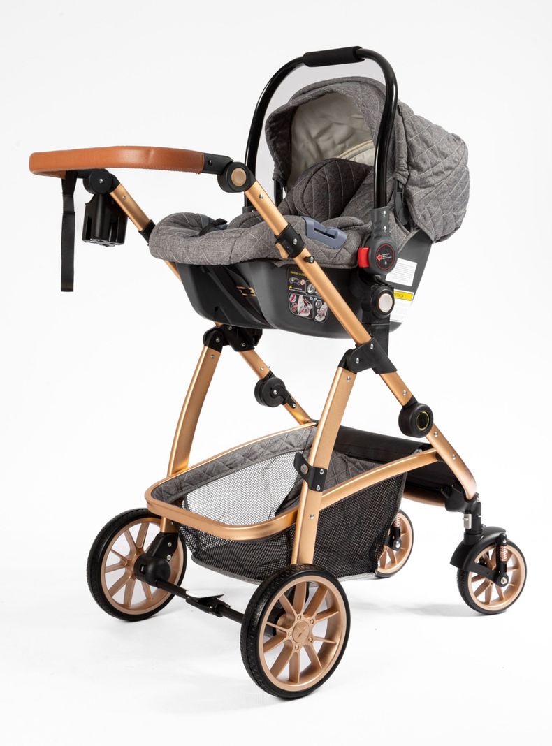 Coche Travel Elegance Gris-1