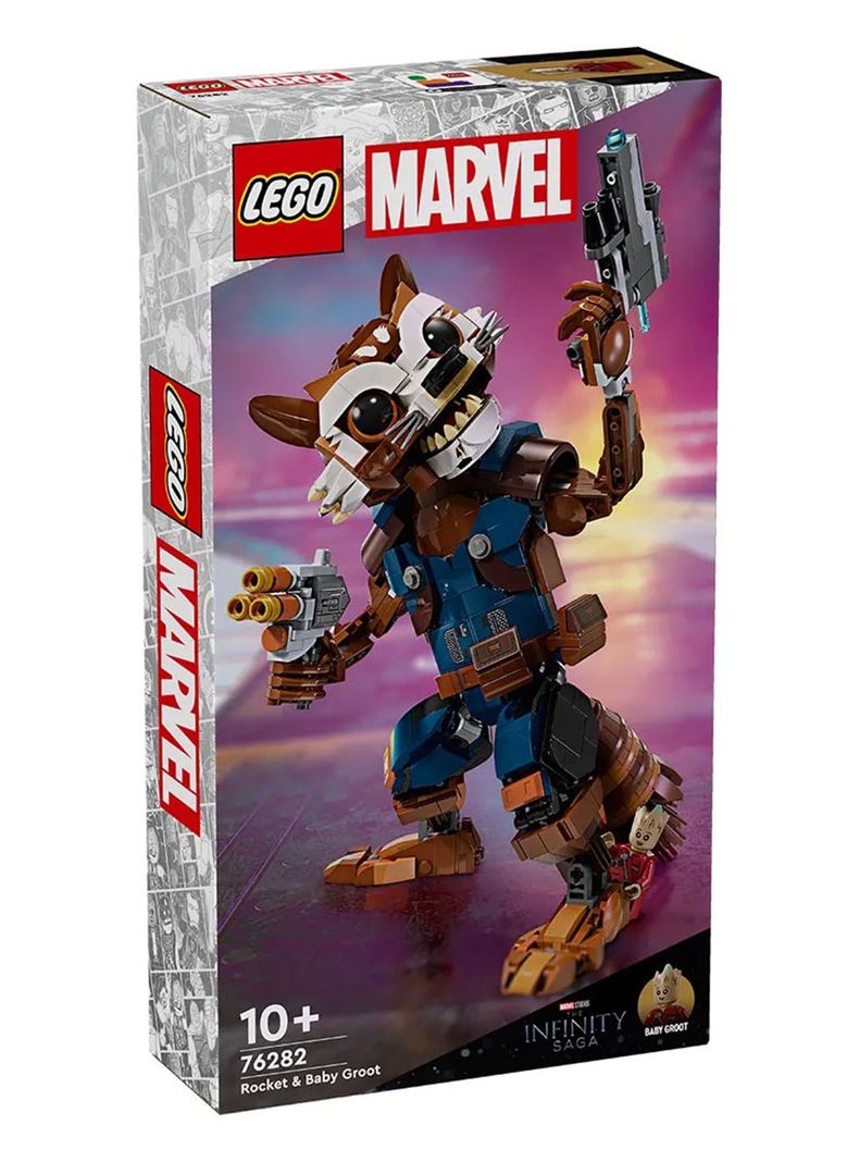 Lego Rocket y Baby Groot-0