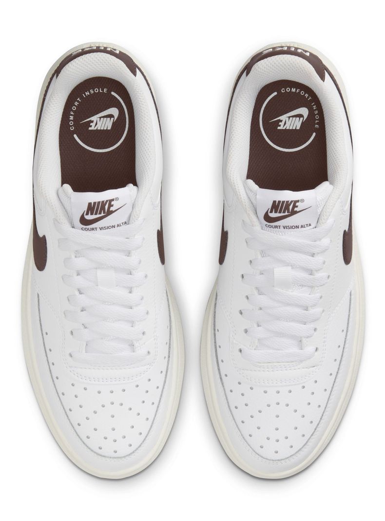 Zapatilla Urbana Logo Color Court Vision Alta Mujer-3