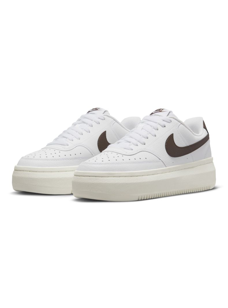 Zapatilla Urbana Logo Color Court Vision Alta Mujer-1