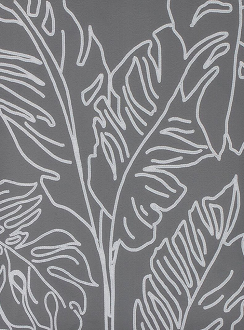 Cuadro Hoja Gris 40x50 cm-2