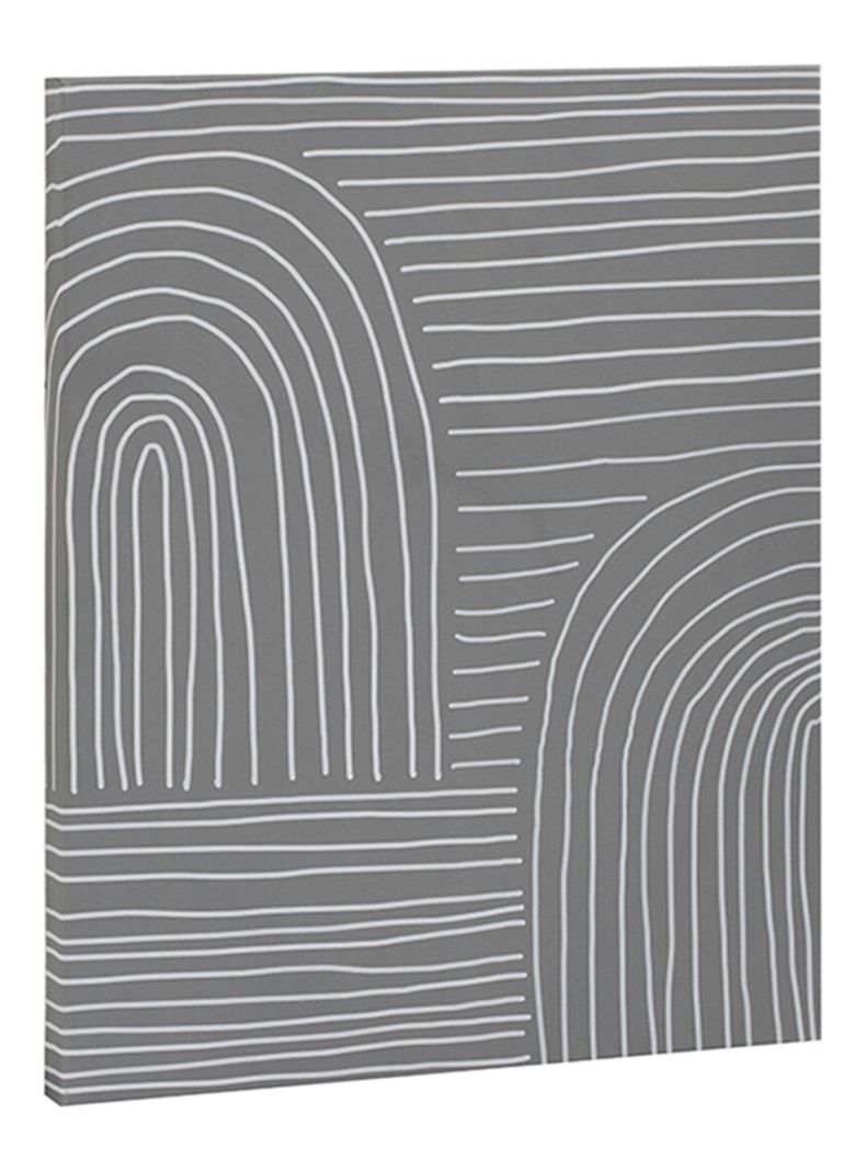Cuadro Abstracto Gris 40x50 cm-0