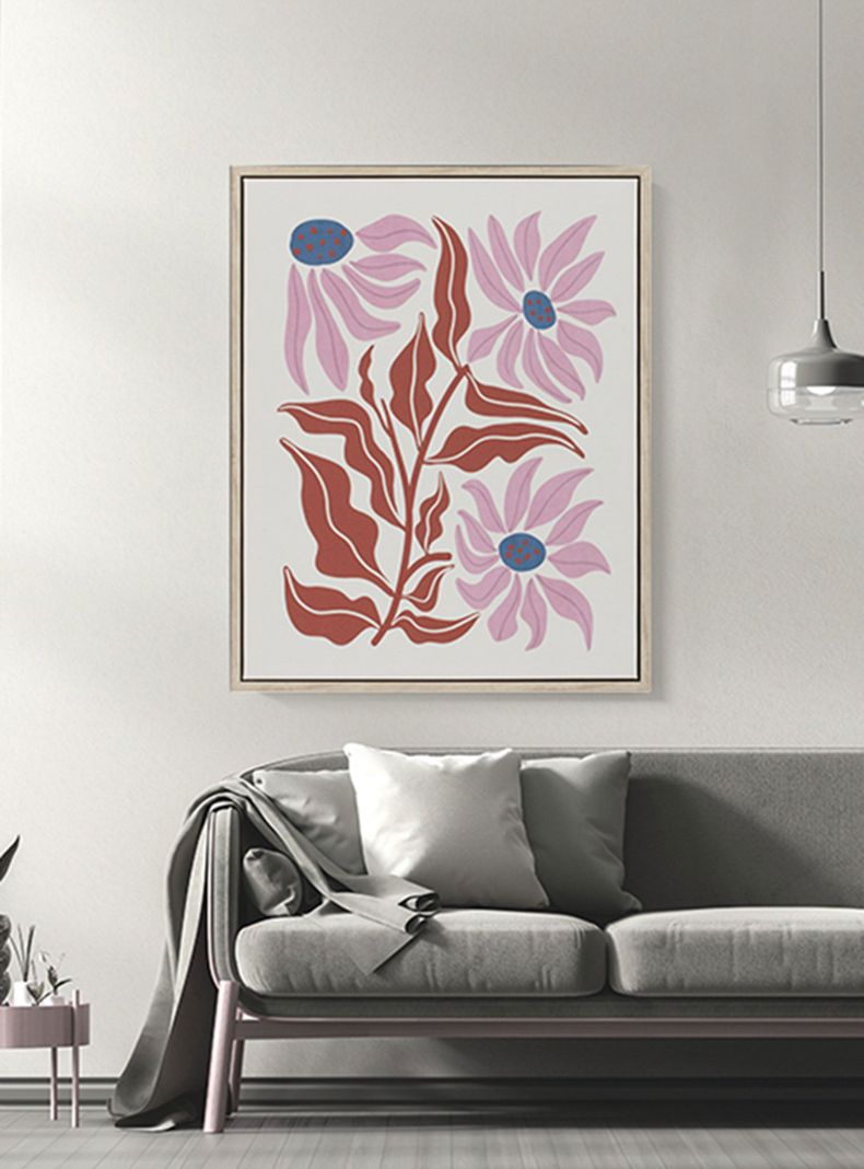 Cuadro Flor Fucsia 40x50 cm-4