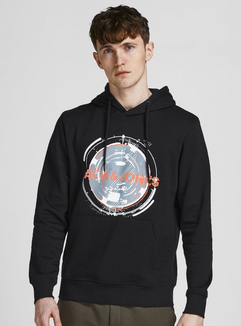 Polerón Hoodie Print Front Logo-0