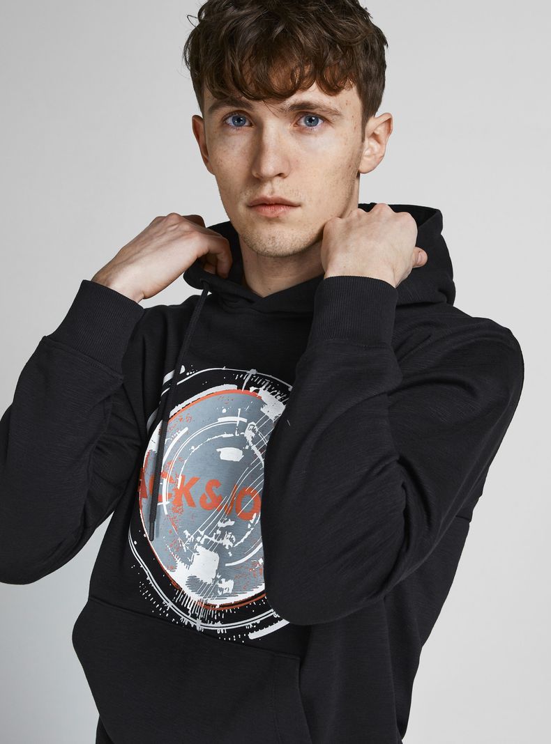 Polerón Hoodie Print Front Logo-2