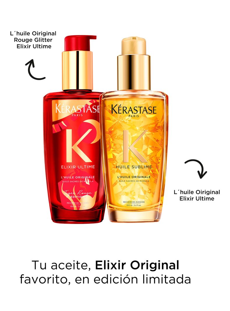 Aceite Brillo Sublime Tiger Rouge Edición Limitada LHuile Originale Elixir Ultime 100 ml-4