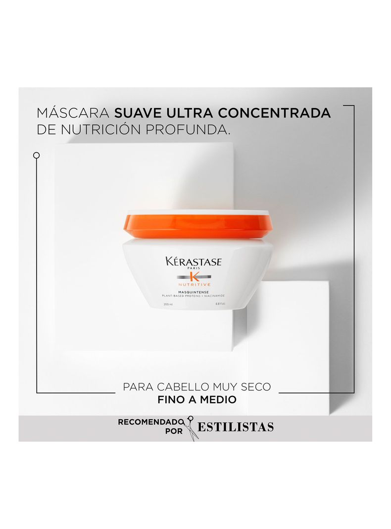 Set Cabello Seco Nutritive Shampoo 250ml + Máscara 200ml Kérastase-2