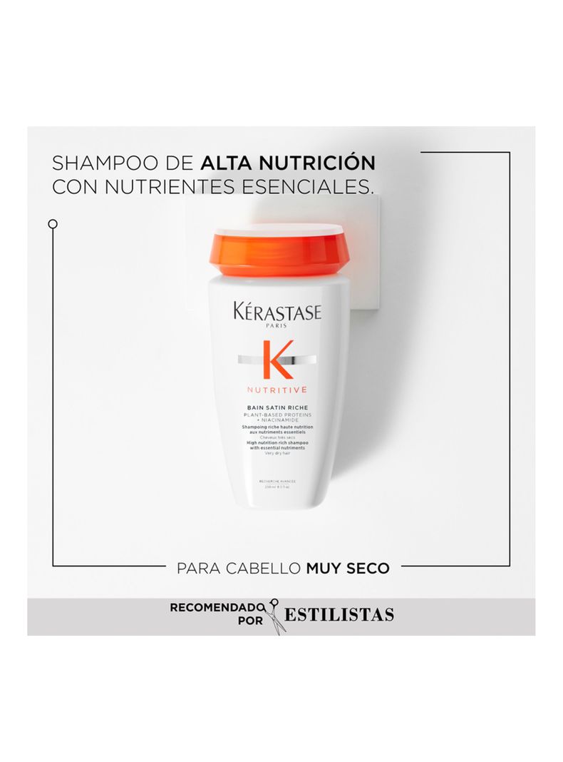Set Cabello Seco Nutritive Shampoo 250ml + Máscara 200ml Kérastase-1