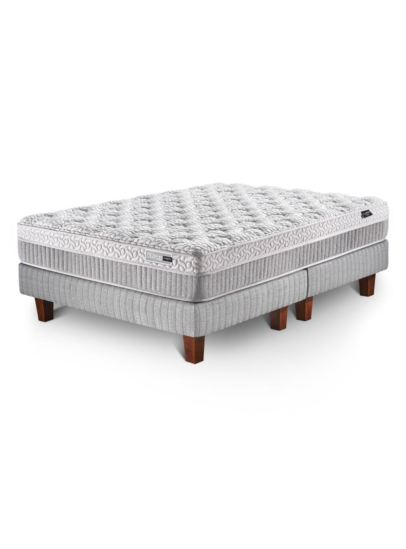 Cama Europea Hybrid Cloud Base Dividida 2 Plazas-0