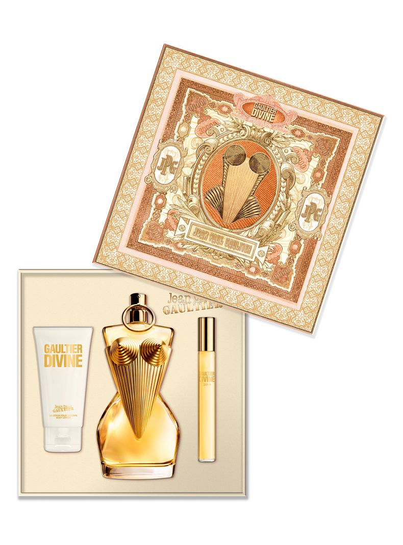 Set Perfume Gaultier Divine EDP Mujer 100 ml + Loción Corporal 75 ml + EDP 10 ml-1