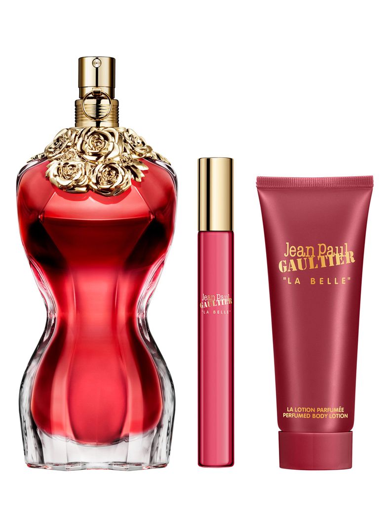 Set Perfume La Belle EDP Mujer 100 ml + Loción Corporal 75 ml + EDP 10 ml-1