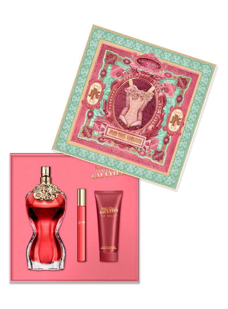 Set Perfume La Belle EDP Mujer 100 ml + Loción Corporal 75 ml + EDP 10 ml-2