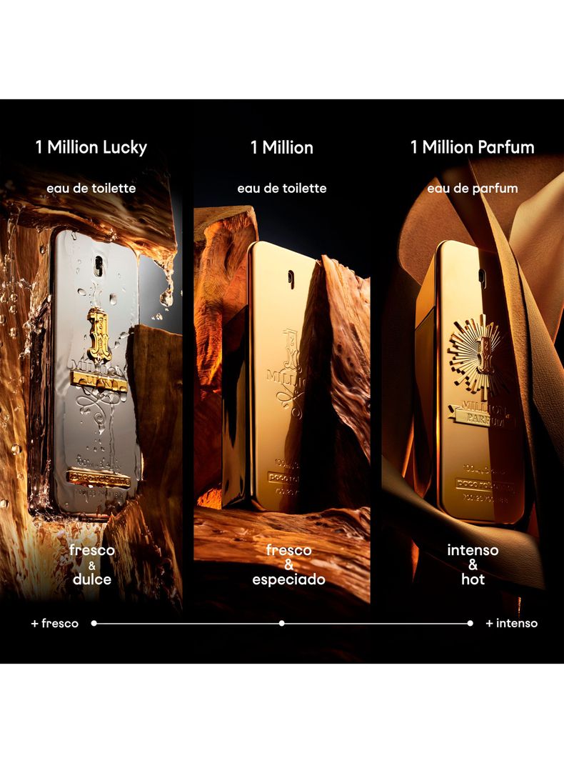 Set Perfume 1 Million EDT Hombre 100 ml + Desodorante 150 ml + EDT 10 ml Rabanne-4