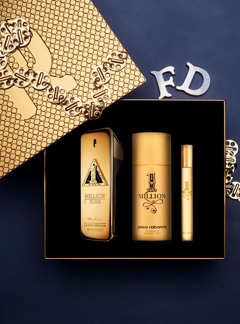 Set Perfume 1 Million EDT Hombre 100 ml + Desodorante 150 ml + EDT 10 ml Rabanne-2