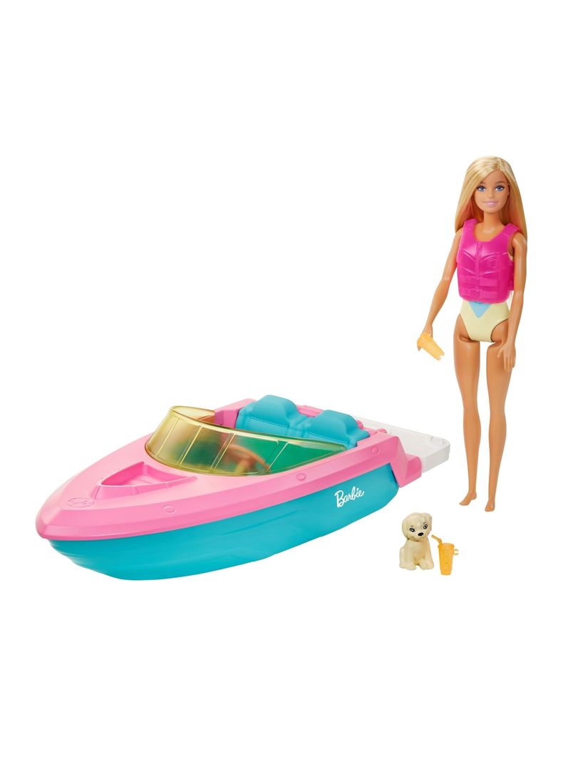 Muñeca Barbie Estate con Lancha-0