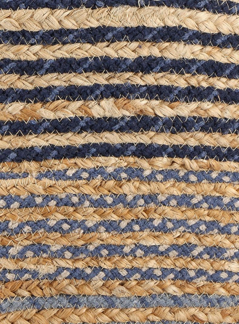 Cartera Totebag de Raffia Bicolor con Hilo de Lurex-6