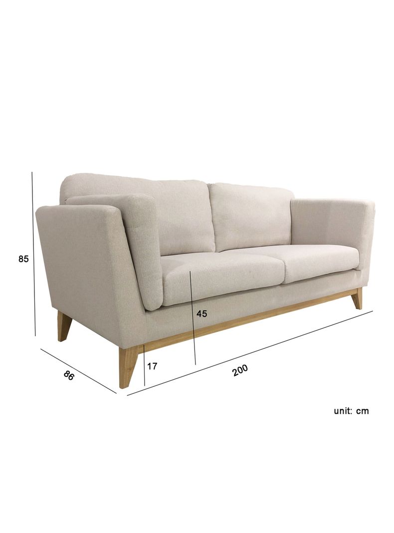 Sofá Manet 3 Cuerpos Beige-1