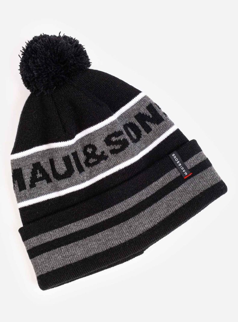 Gorro Pompón Rayas-1