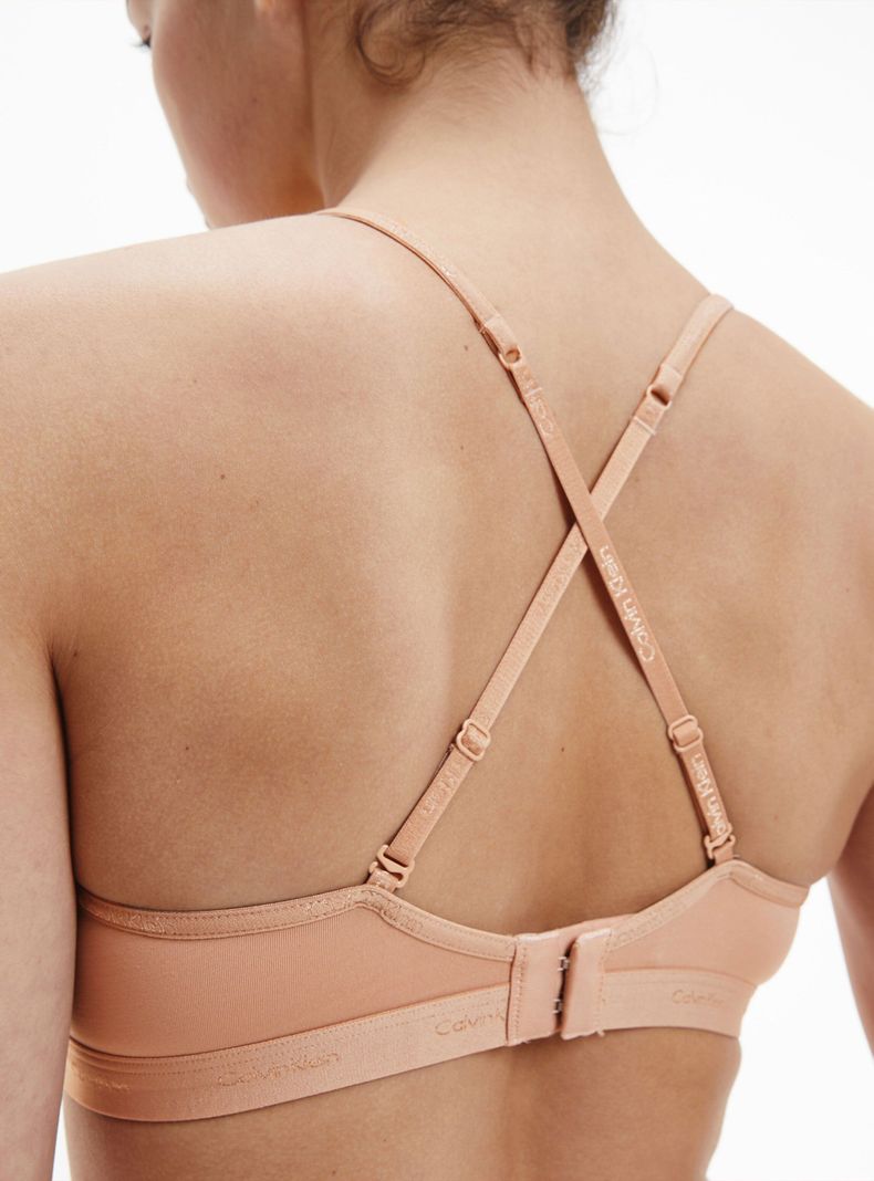 Bralette con Escote en V Tirantes-2
