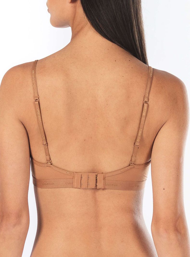 Bralette con Tirantes Liso Color Sólido-1