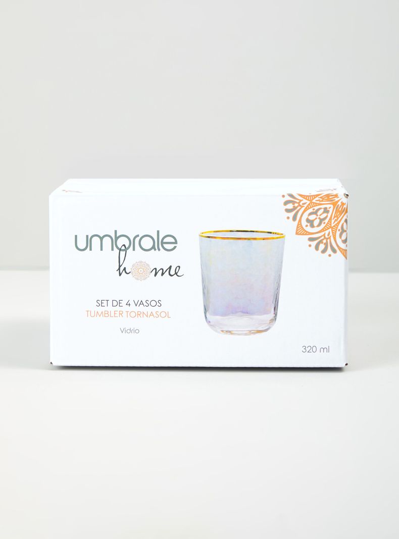 Set 4 Vasos Tornasol 320 ml-3