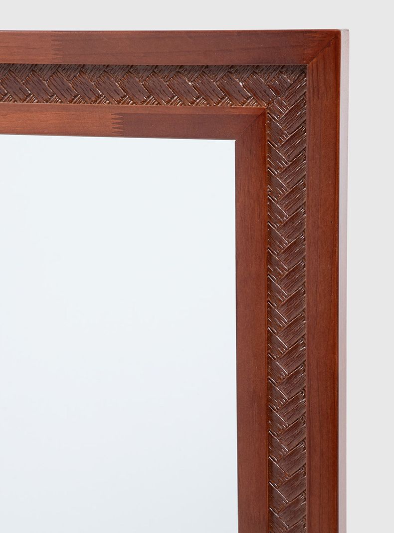 Espejo Rattan 70x120 cm Canela-3