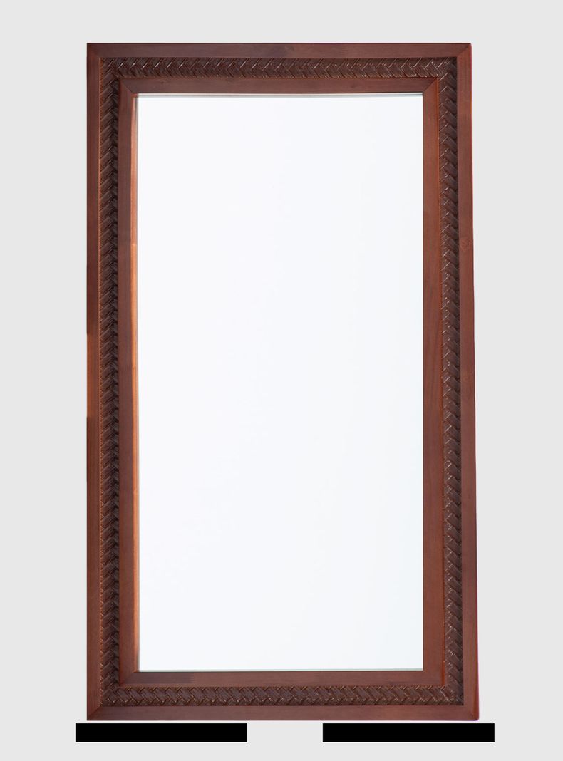 Espejo Rattan 70x120 cm Canela-0