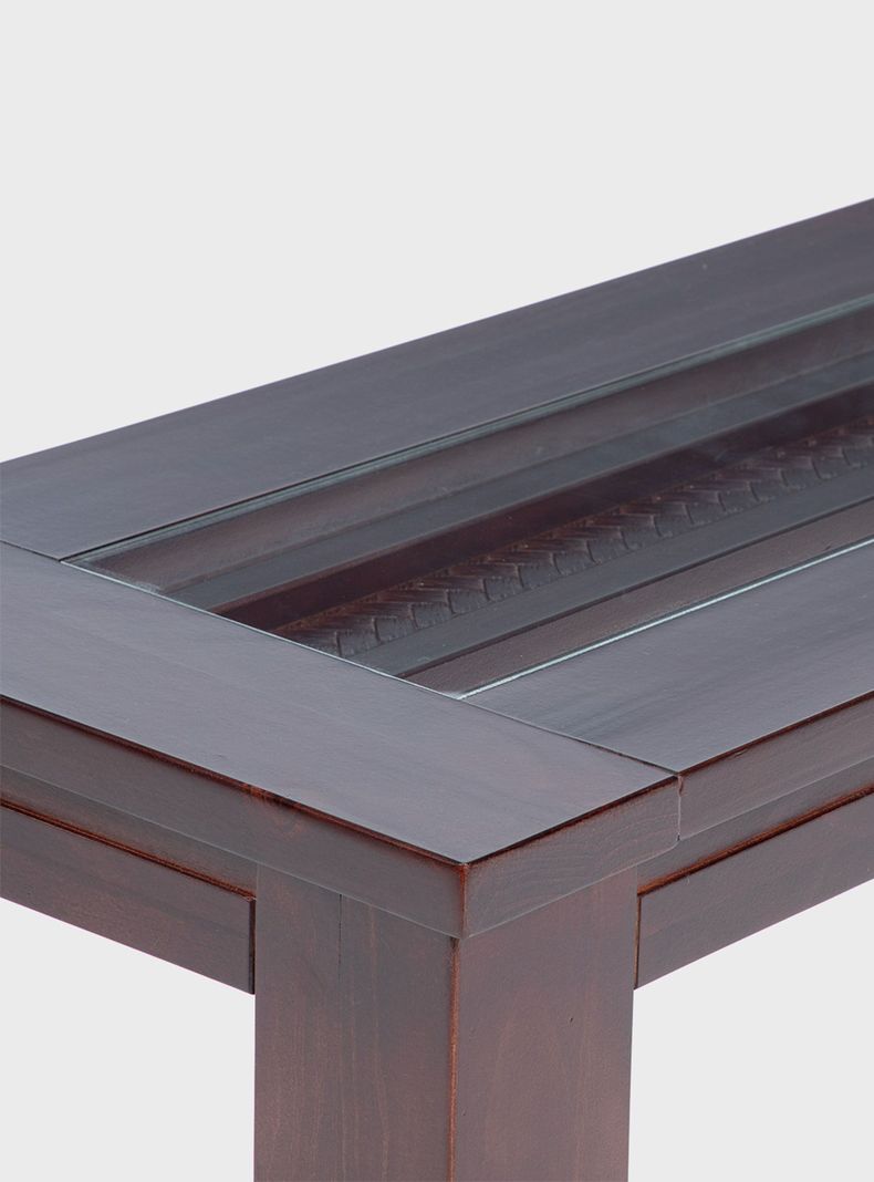 Mesa Arrimo New Malaga 46x100 cm Chocolate-4