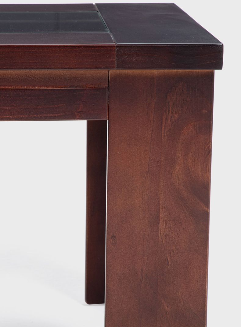 Mesa Lateral New Malaga 50x50 cm Chocolate-4