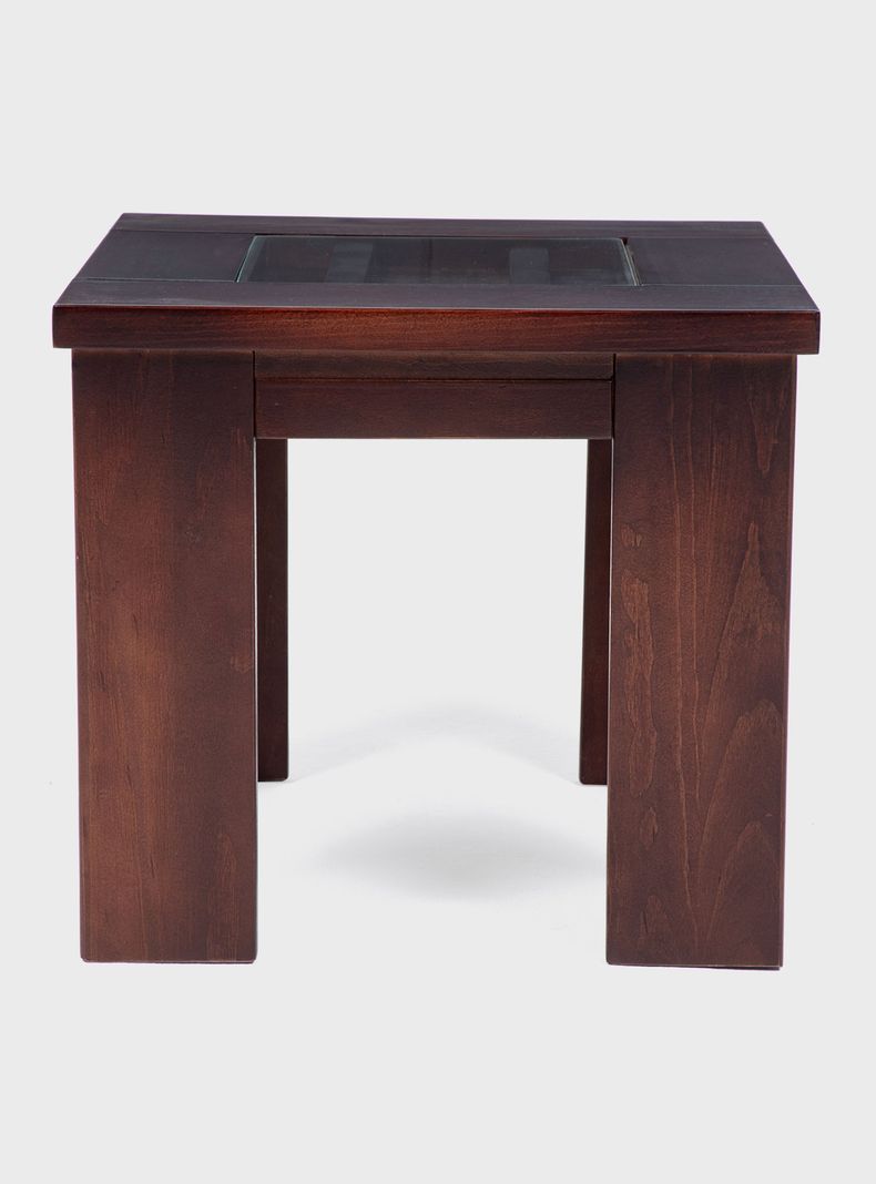 Mesa Lateral New Malaga 50x50 cm Chocolate-0