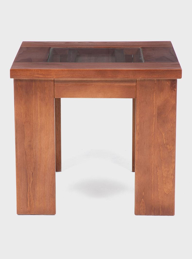 Mesa Lateral New Malaga 50x50 cm Canela