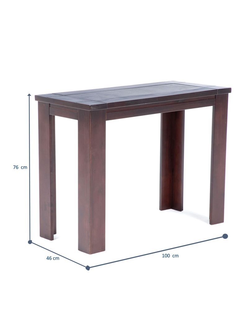 Mesa Arrimo New Monaco 46x100 cm Chocolate-1