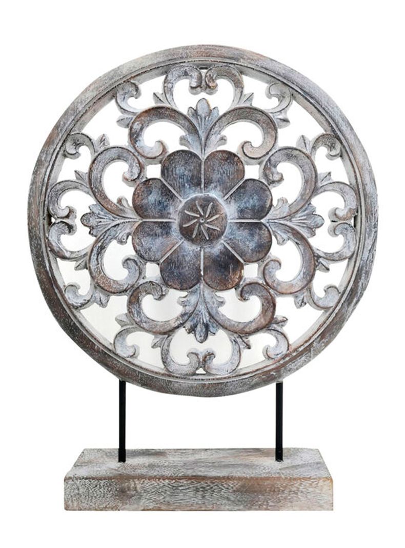 Escultura Kadar Mándala 30 x 6 x 39 cm-0