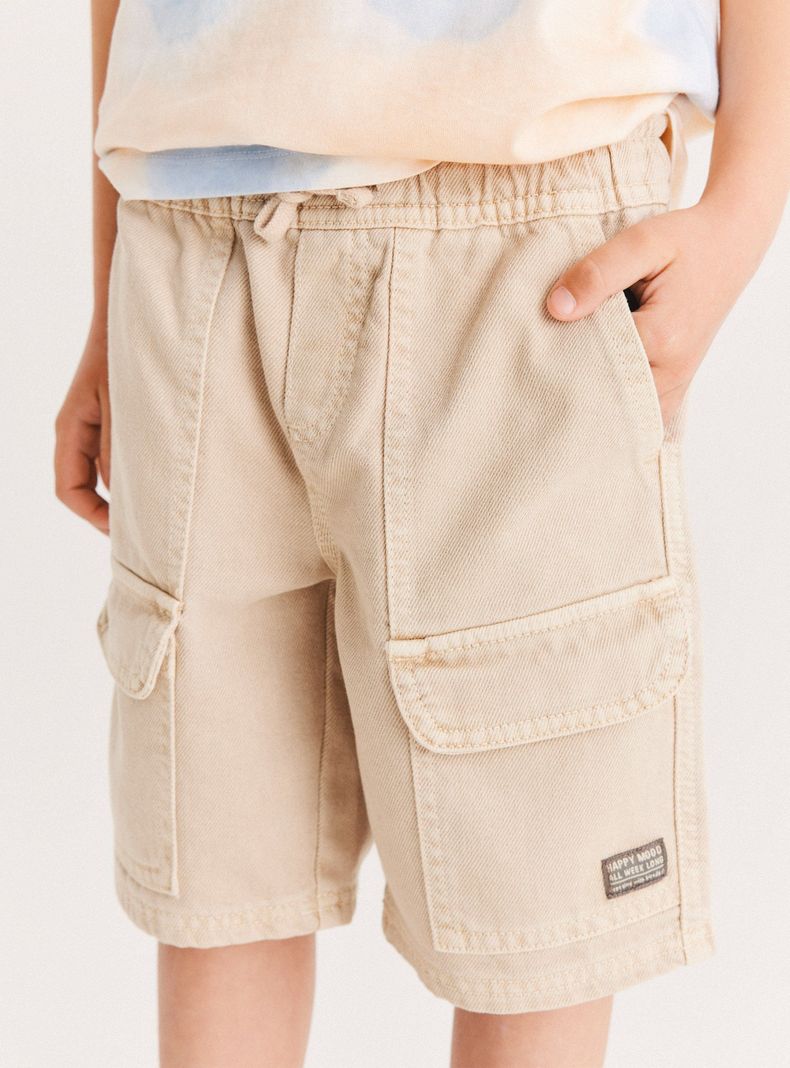 Bermuda Cargo Twill Garment Dyed-0