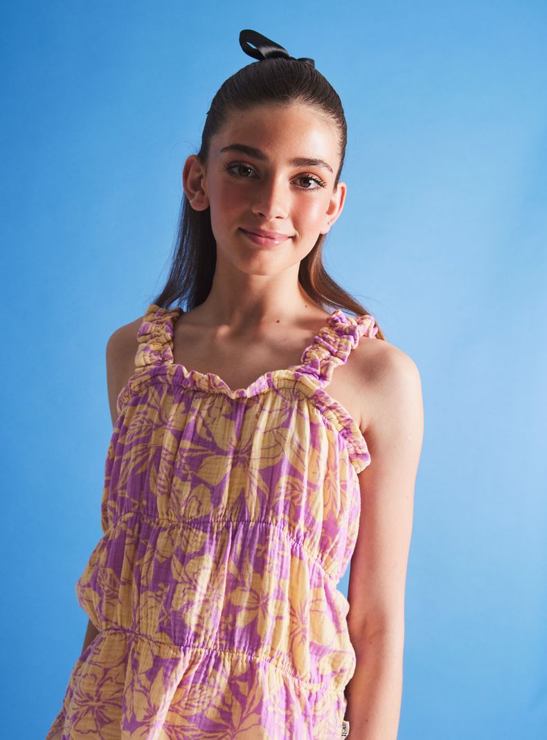 Blusa Estampada, Muselina Algodón-1