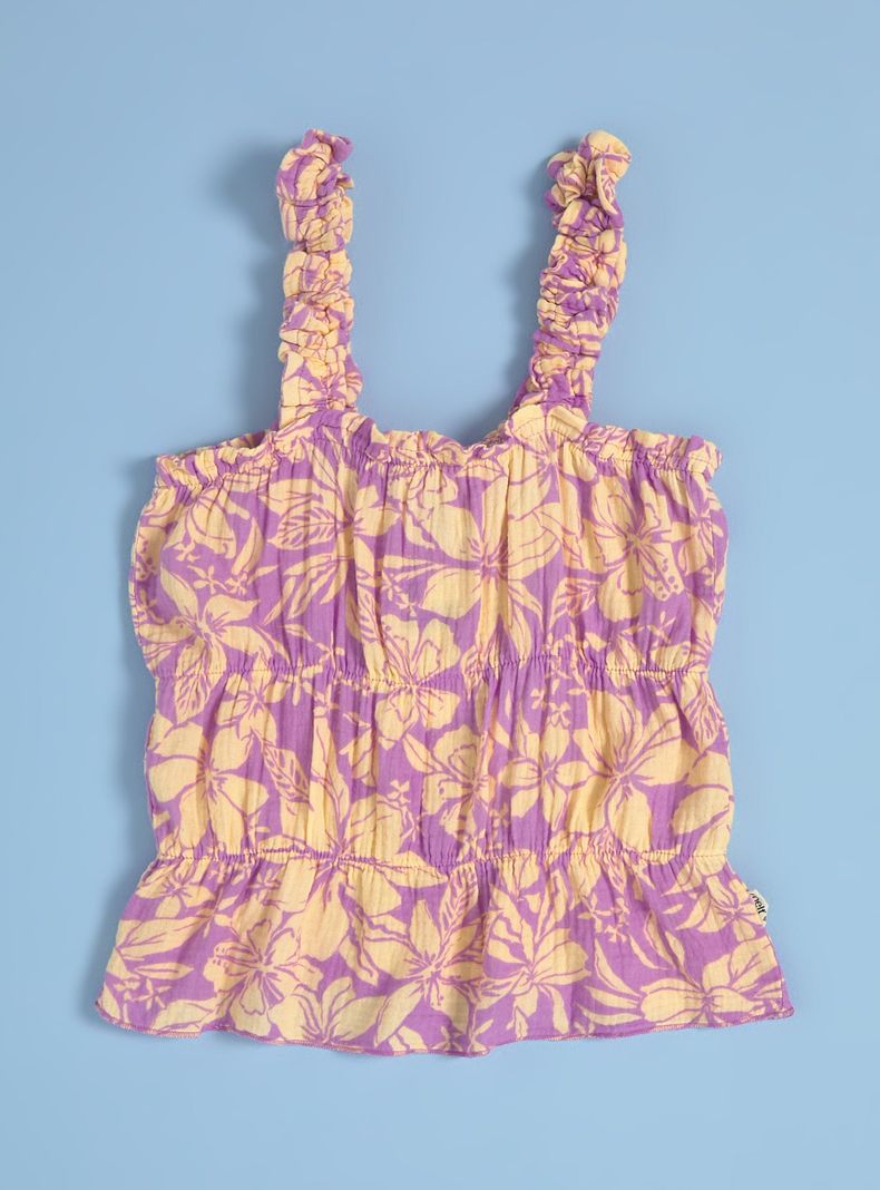 Blusa Estampada, Muselina Algodón-2