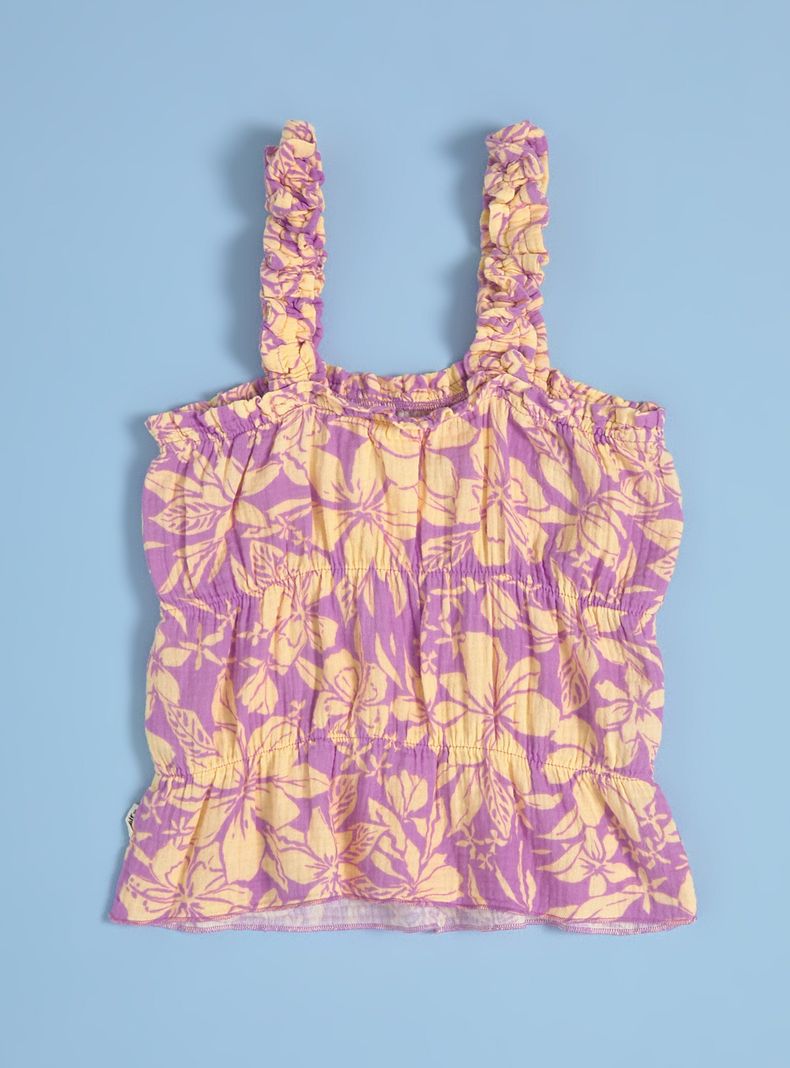 Blusa Estampada, Muselina Algodón-3