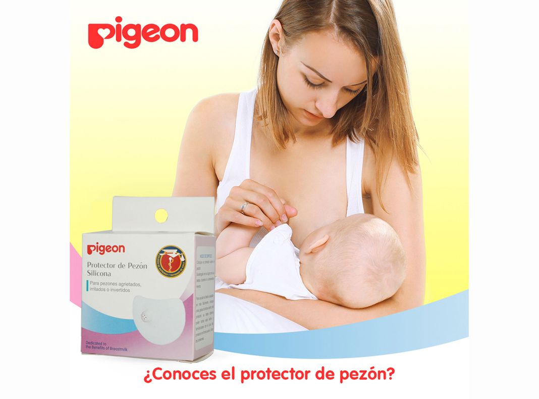 Protector de Pezón Silicona Pigeon-2