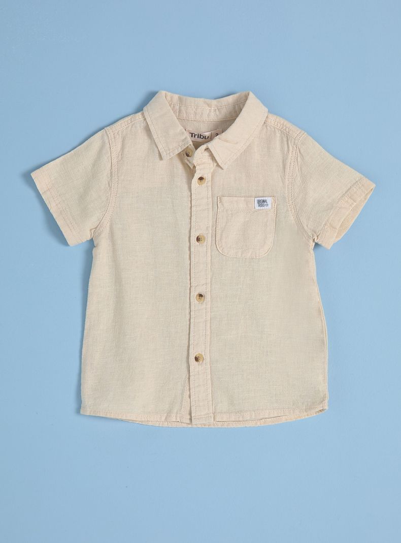 Camisa de Vestir con Bolsillo Delantero-2