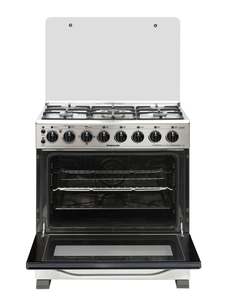 Cocina a Gas Híbrida 5 Quemadores CH-740NI Horno Convección-1