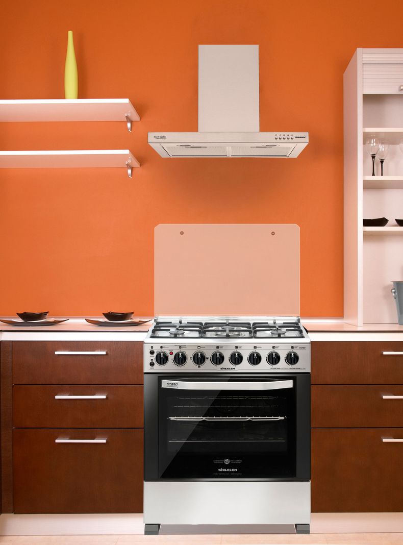 Cocina a Gas Híbrida 5 Quemadores CH-740NI Horno Convección-4