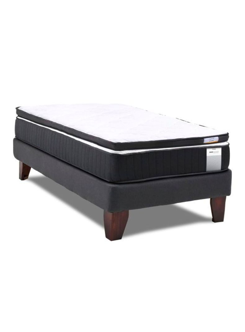 Cama Europea Dúo Pocket 1 Plaza + Topper-1