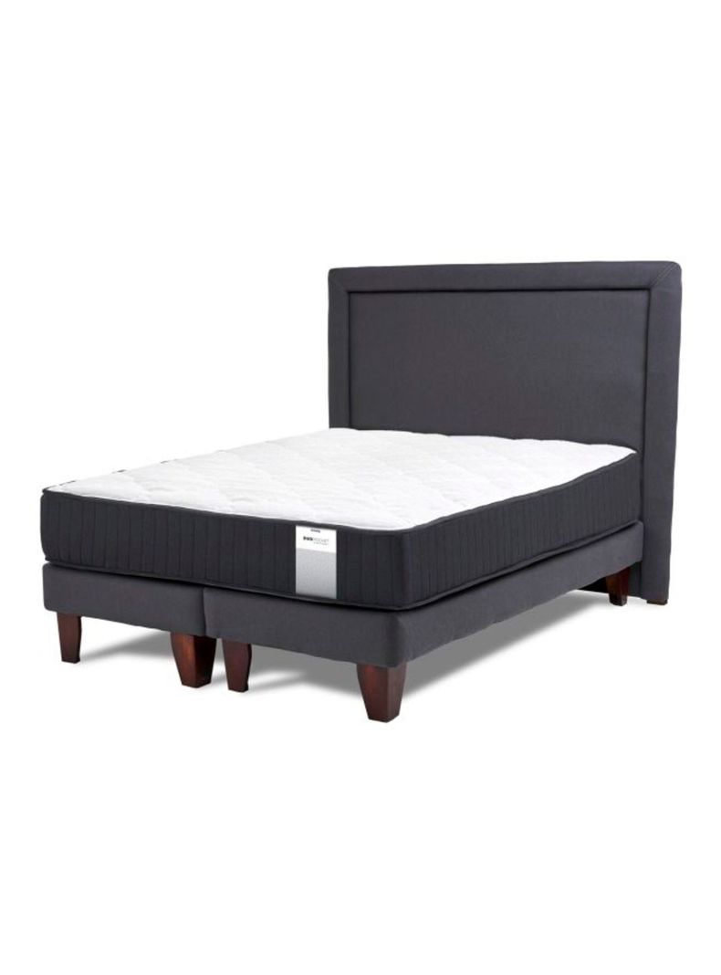 Cama Europea Dúo Pocket 2 Plazas + Respaldo-0