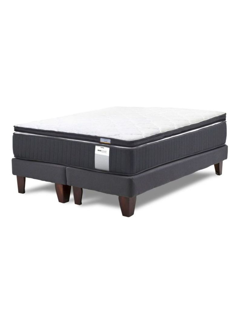 Cama Europea Duo Pocket 2 Plazas + Topper-0