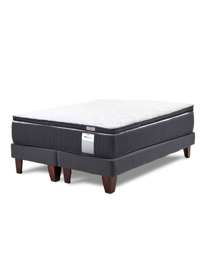 Cama Europea Dúo Pocket Queen + Topper-0