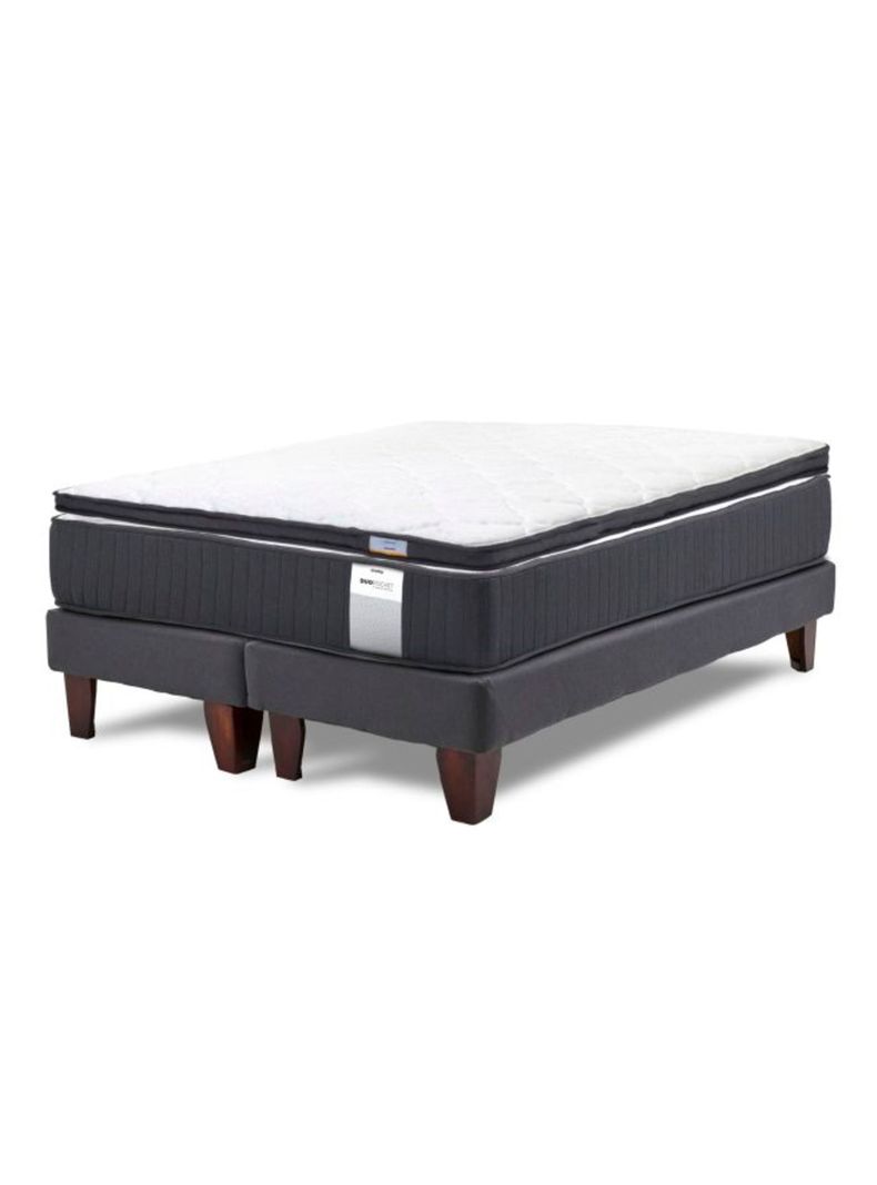 Cama Europea Dúo Pocket Súper King + Topper-0